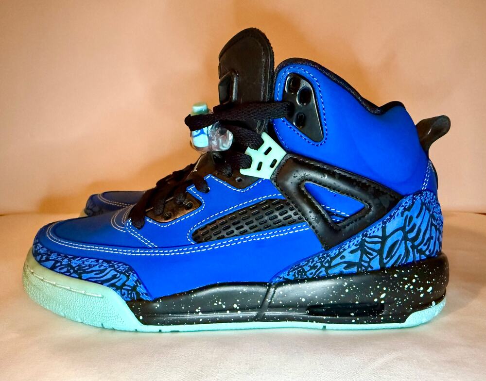 Nike Air Jordan Spizike GS Soar Blue Copa Black 317321-400 Size 6Y NIB